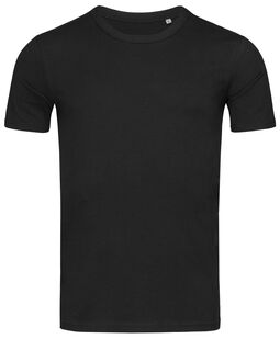 Afbeelding van Stedman T-shirt Crewneck Morgan SS for him | Black Opal | L