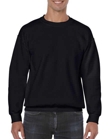 Gildan Sweater Crewneck HeavyBlend for him | 426 Black | M