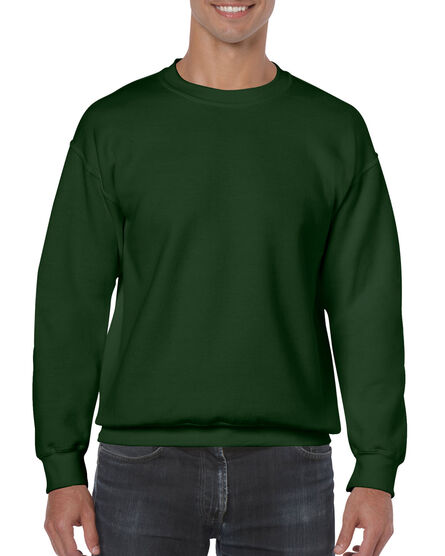 Gildan Sweater Crewneck HeavyBlend for him | 5535 Forest Green | M